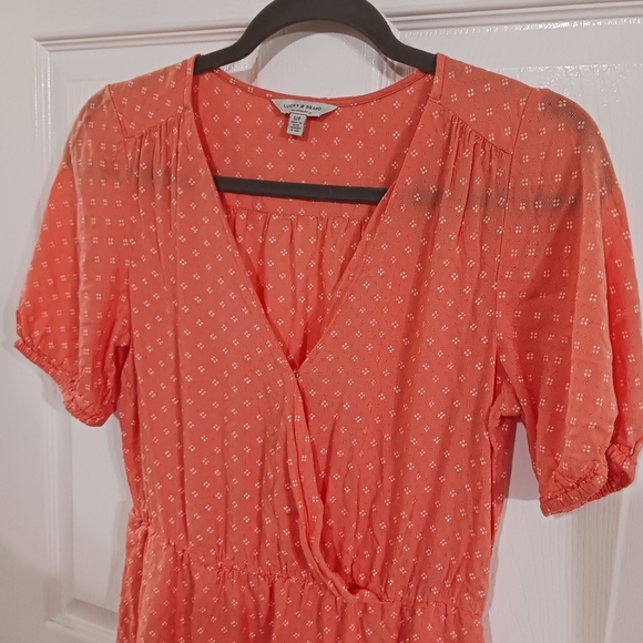 Lucky Brand Baby Doll Surplice Dress Size small - Picture 2 of 10